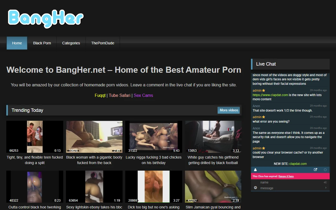 Screenshot of Bangher